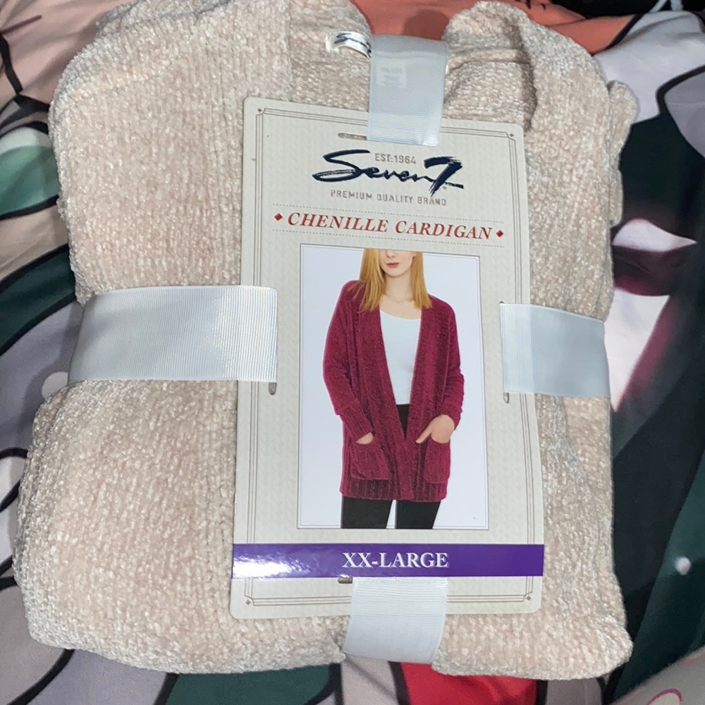 NWT Seven7 Chenille Cardigan